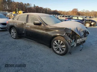 2012 Infiniti M37 with VIN JN1BY1AP2CM333450, listed as a Copart auction lot 83208834 with 193,838 mi miles and Salvage Title. Bid and sale history available at carsss.com. Image 4.