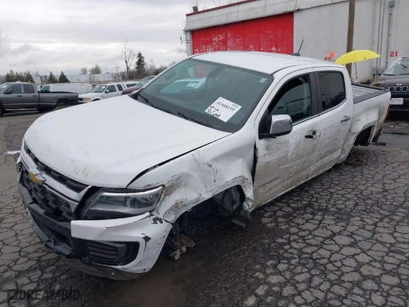 2022 Chevrolet Colorado 2WD LT with VIN 1GCGSCENXN1266397, listed as a IAAI auction lot 41468159 with 52,658 mi miles. Bid and sale history available at carsss.com. Image 6.