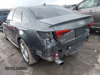 2017 Audi A4 with VIN WAUPNAF49HA176712, listed as a IAAI auction lot 41447809 with 43,941 mi miles and . Bid and sale history available at DreamBid. Image 3.