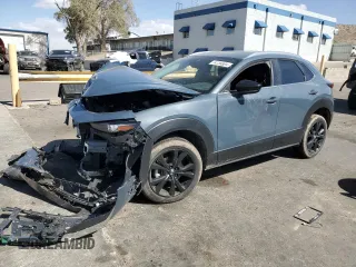 2022 Mazda CX-30 2.5 S Carbon Edition with VIN 3MVDMBCL3NM432771, listed as a Copart auction lot 74739504 with 46,372 mi miles and Salvage Title. Bid and sale history available at carsss.com. Image 1.
