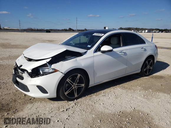2022 Mercedes-Benz A 220 with VIN W1K3G4EB1NJ367250, listed as a Copart auction lot 42038325 with 54,510 mi miles and Salvage Title. Bid and sale history available at DreamBid. Image 1.