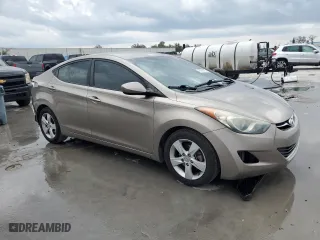 2013 Hyundai Elantra GLS PZEV with VIN 5NPDH4AE6DH344646, listed as a Copart auction lot 45891415 with 139,551 mi miles and Salvage Title. Bid and sale history available at carsss.com. Image 4.