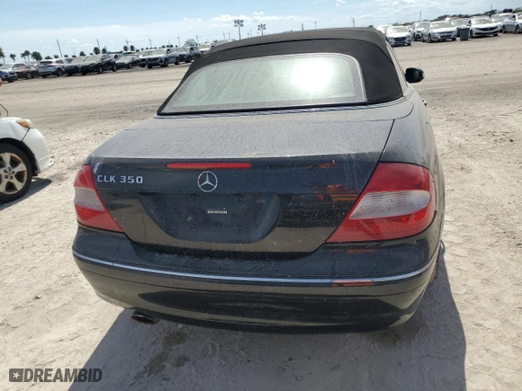 2008 Mercedes-Benz CLK-Class 3.5L with VIN WDBTK56F28F251092, listed as a Copart auction lot 75079744 with 0 mi miles and Salvage Title. Bid and sale history available at carsss.com. Image 6.