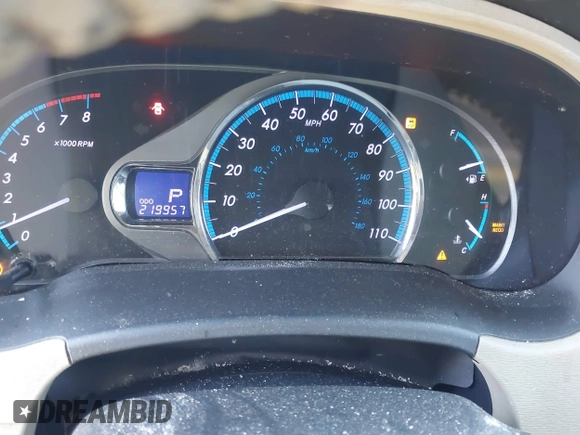 2012 Toyota Sienna XLE AAS with VIN 5TDYK3DC5CS259216, listed as a IAAI auction lot 42143551 with 219,957 mi miles and . Bid and sale history available at DreamBid. Image 7.