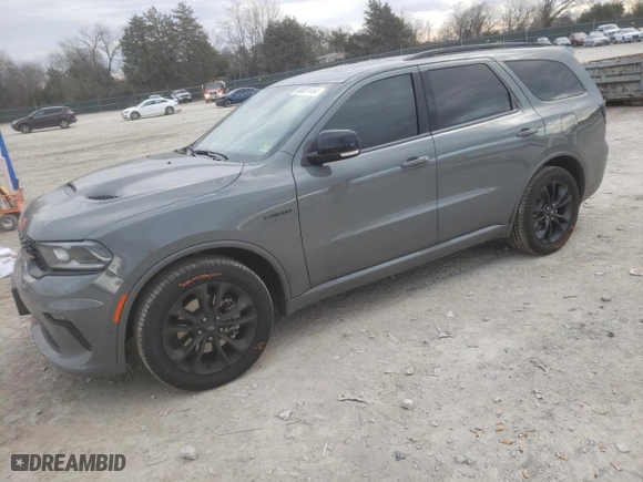 2023 Dodge Durango R/T Plus with VIN 1C4SDJCT4PC694337, listed as a Copart auction lot 86651464 with 9,870 mi miles and Salvage Title. Bid and sale history available at carsss.com. Image 1.