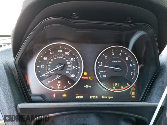 2015 BMW 2 Series 228i with VIN WBA1F5C56FV256725, listed as a Copart auction lot 40669413 with 73,037 mi miles and . Bid and sale history available at carsss.com. Image 9.