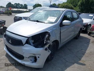 2020 Mitsubishi Mirage ES with VIN ML32F3FJ4LHF11148, listed as a IAAI auction lot 42816745 with 56,298 mi miles and . Bid and sale history available at DreamBid. Image 2.