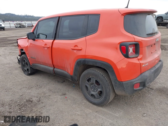 2018 Jeep Renegade Upland with VIN ZACCJBAB9JPJ56911, listed as a IAAI auction lot 41420839 with 48,633 mi miles and . Bid and sale history available at DreamBid. Image 3.
