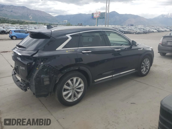 2019 Infiniti QX50 Essential z VIN 3PCAJ5M13KF122020, wystawiony jako Copart lot #57362995 z przebiegiem 106 361 mil mil oraz Szkoda całkowita • Salvage title. Historia ofert i sprzedaży dostępna na DreamBid. Obrazek 3.