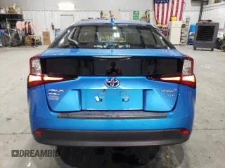 2020 Toyota Prius LE with VIN JTDL9RFU9L3019067, listed as a Copart auction lot 76759424 with 58,028 mi miles and Salvage Title. Bid and sale history available at DreamBid. Image 6.