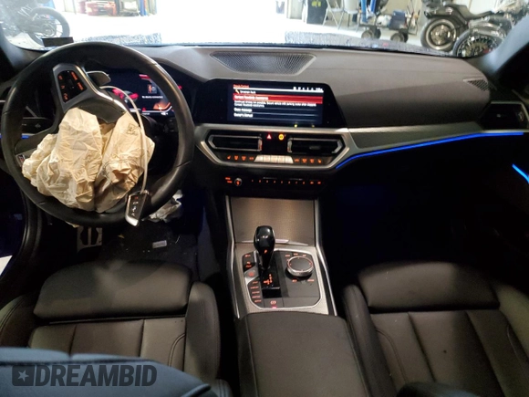 2020 BMW 3 Series 330i xDrive with VIN 3MW5R7J08L8B04066, listed as a Copart auction lot 37176253 with 32,638 mi miles and . Bid and sale history available at DreamBid. Image 8.