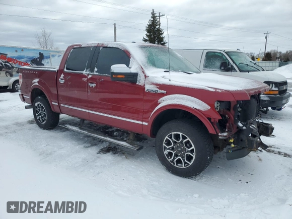 2013 Ford F-150 XL with VIN 1FTFW1EF8DFB67401, listed as a Copart auction lot 47782615 with 175,377 mi miles and Salvage Title. Bid and sale history available at carsss.com. Image 4.