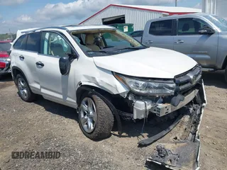 2019 Toyota Highlander Limited with VIN 5TDDZRFH5KS950783, listed as a IAAI auction lot 42295671 with 77,962 mi miles and . Bid and sale history available at DreamBid. Image 1.