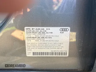 2016 Audi Q3 Premium Plus z VIN WA1BFCFS1GR017150, wystawiony jako Copart lot #50257805 z przebiegiem 108 318 mil mil oraz Czysty tytuł • Clean title. Historia ofert i sprzedaży dostępna na DreamBid. Obrazek 10.