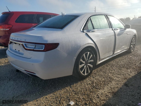 2019 Lincoln Continental Standard with VIN 1LN6L9PK4K5604567, listed as a Copart auction lot 73882494 with 0 mi miles and Salvage Title. Bid and sale history available at carsss.com. Image 3.