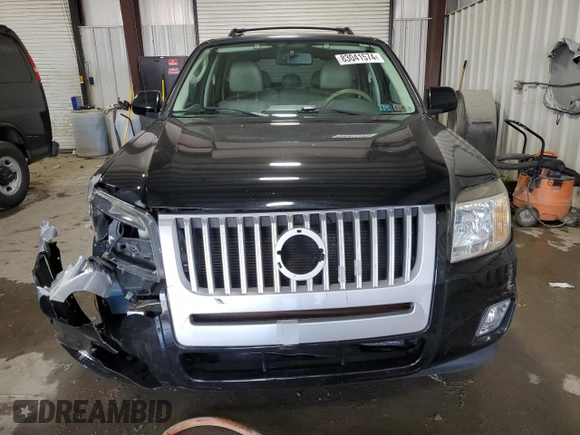 2009 Mercury Mariner Premier with VIN 4M2CU97G39KJ24459, listed as a Copart auction lot 83041574 with 123,437 mi miles and Salvage Title. Bid and sale history available at carsss.com. Image 5.