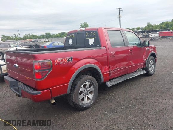 2014 Ford F-150 XL with VIN 1FTFW1ET0EFB67755, listed as a IAAI auction lot 42628729 with 120,518 mi miles and . Bid and sale history available at DreamBid. Image 4.