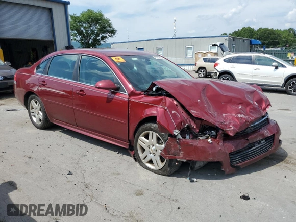 2011 Chevrolet Impala LT Fleet with VIN 2G1WG5EK1B1296529, listed as a Copart auction lot 63859995 with Not provided miles and Salvage title. Bid and sale history available at DreamBid. Image 4.