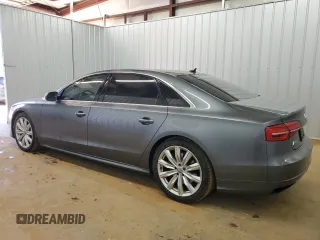 2016 Audi A8 L 4.0T Sport with VIN WAU43AFD5GN010106, listed as a Copart auction lot 48551645 with 154,079 mi miles and Clean Title. Bid and sale history available at carsss.com. Image 2.