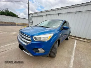 2017 Ford Escape SE with VIN 1FMCU0GD5HUD23115, listed as a Copart auction lot 55538605 with 140,633 mi miles and Clean Title. Bid and sale history available at carsss.com. Image 2.