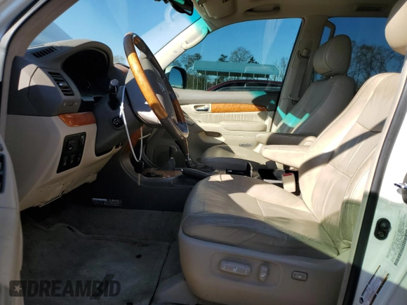 2004 Lexus GX 470 with VIN JTJBT20X440049424, listed as a Copart auction lot 83840784 with 251,606 mi miles and Salvage Title. Bid and sale history available at carsss.com. Image 7.