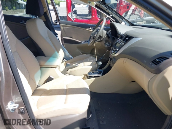 2013 Hyundai Accent GLS with VIN KMHCU4AE3DU314187, listed as a IAAI auction lot 42001713 with 99,845 mi miles. Bid and sale history available at carsss.com. Image 5.