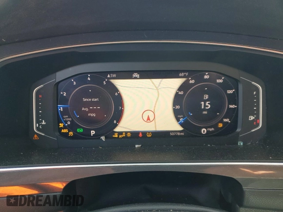 2020 Volkswagen Tiguan SE z VIN 3VV3B7AX8LM102502, wystawiony jako Copart lot #52428635 z przebiegiem 50 778 mil mil oraz Szkody całkowita. Historia ofert i sprzedaży dostępna na DreamBid. Obrazek 9.
