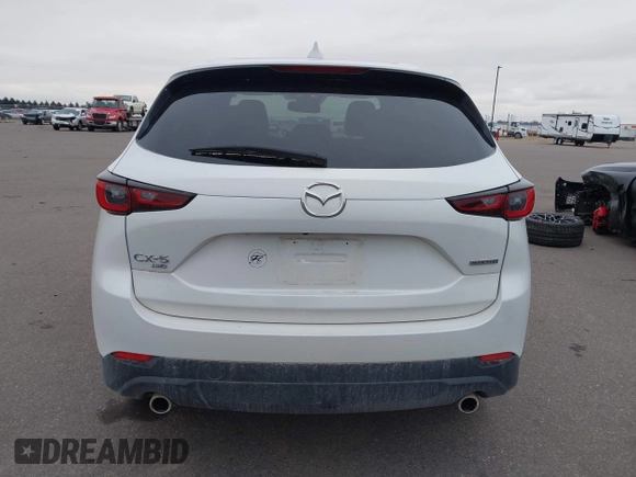 2023 Mazda CX-5 2.5 S Premium Plus Package with VIN JM3KFBEM8P0172177, listed as a IAAI auction lot 40933466 with 39,534 mi miles. Bid and sale history available at carsss.com. Image 16.