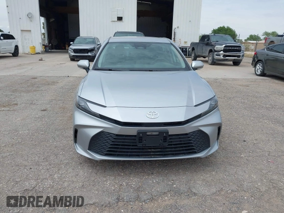2025 Toyota Camry LE with VIN 4T1DAACK8SU512341, listed as a IAAI auction lot 42210426 with 14,276 mi miles and . Bid and sale history available at DreamBid. Image 12.