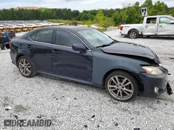 2008 Lexus IS 250 with VIN JTHBK262X85052613, listed as a Copart auction lot 60151025 with 355,990 mi miles and Salvage title. Bid and sale history available at DreamBid. Image 4.