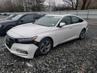 2019 Honda Accord EX-L with VIN 1HGCV2F54KA024247, listed as a Copart auction lot 50997685 with 40,982 mi miles and Salvage title. Bid and sale history available at DreamBid. Image 1.