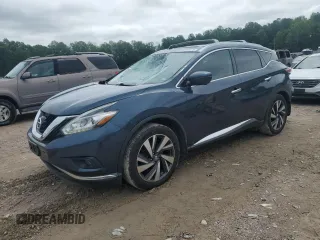 2017 Nissan Murano SL z VIN 5N1AZ2MHXHN108528, wystawiony jako Copart lot #58754035 z przebiegiem 124 468 mil mil oraz Szkoda całkowita • Salvage title. Historia ofert i sprzedaży dostępna na DreamBid. Obrazek 1.