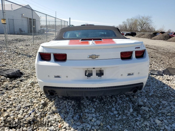 2012 Chevrolet Camaro 2LT с VIN 2G1FC3D39C9207951, выставлен на аукционе Copart как лот 51770775 с пробегом 149 775 миль миль и Списание • Salvage title. История ставок и продаж доступна на DreamBid. Изображение 6.
