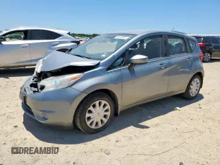 2015 Nissan Note S with VIN 3N1CE2CP6FL442928, listed as a Copart auction lot 66035085 with 108,414 mi miles and Salvage title. Bid and sale history available at DreamBid. Image 1.