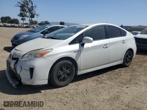 2015 Toyota Prius Four with VIN JTDKN3DU9F0475101, listed as a Copart auction lot 61966235 with 216,518 mi miles and Salvage title. Bid and sale history available at DreamBid. Image 1.