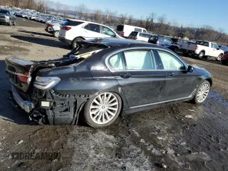 2018 BMW 7 Series 740e xDrive iPerformance with VIN WBA7J2C57JG938498, listed as a Copart auction lot 36909604 with 0 mi miles. Bid and sale history available at carsss.com. Image 3.