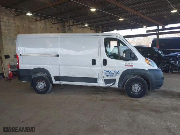 2021 Ram ProMaster Cargo Van with VIN 3C6LRVAG9ME521265, listed as a IAAI auction lot 41742552 with 47,020 mi miles. Bid and sale history available at carsss.com. Image 13.