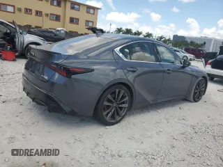 2021 Lexus IS 350 F Sport with VIN JTHGZ1B25M5038646, listed as a Copart auction lot 60291505 with 106,116 mi miles and Non repairable. Bid and sale history available at DreamBid. Image 3.