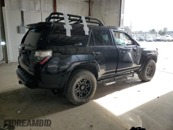 2023 Toyota 4Runner TRD Pro with VIN JTELU5JR8P6176034, listed as a Copart auction lot 49822735 with 25,843 mi miles and Salvage title. Bid and sale history available at DreamBid. Image 3.