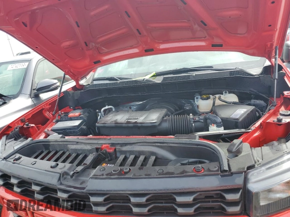 2020 Chevrolet Silverado 1500 Custom with VIN 1GCRWBEF9LZ194252, listed as a Copart auction lot 74852424 with 0 mi miles and Salvage Title. Bid and sale history available at carsss.com. Image 11.