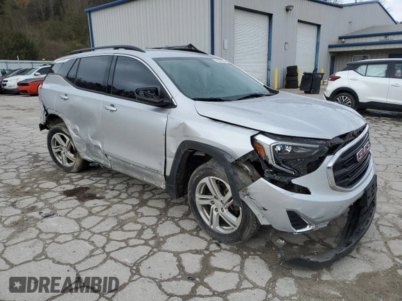 2019 GMC Terrain SLE with VIN 3GKALTEX8KL131271, listed as a Copart auction lot 83336344 with 100,468 mi miles and Salvage Title. Bid and sale history available at carsss.com. Image 4.