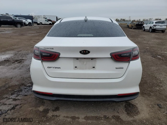 2016 Kia Optima Hybrid with VIN KNAGM4AD0G5092426, listed as a Copart auction lot 41562535 with NaN miles and Salvage Title. Bid and sale history available at carsss.com. Image 6.