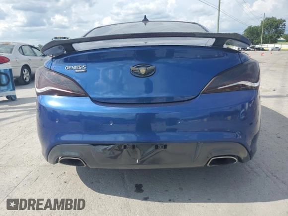 2016 Hyundai Genesis Coupe Ultimate with VIN KMHHU6KJ7GU134504, listed as a Copart auction lot 65749075 with 38,967 mi miles and Clean title. Bid and sale history available at DreamBid. Image 6.