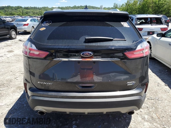 2020 Ford Edge SEL with VIN 2FMPK4J94LBA08761, listed as a Copart auction lot 57787005 with 95,263 mi miles and Salvage title. Bid and sale history available at DreamBid. Image 6.