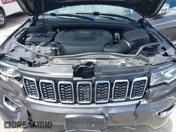 2019 Jeep Grand Cherokee Limited z VIN 1C4RJFBGXKC642891, wystawiony jako IAAI lot #42713804 z przebiegiem 53 910 mil mil oraz . Historia ofert i sprzedaży dostępna na DreamBid. Obrazek 10.