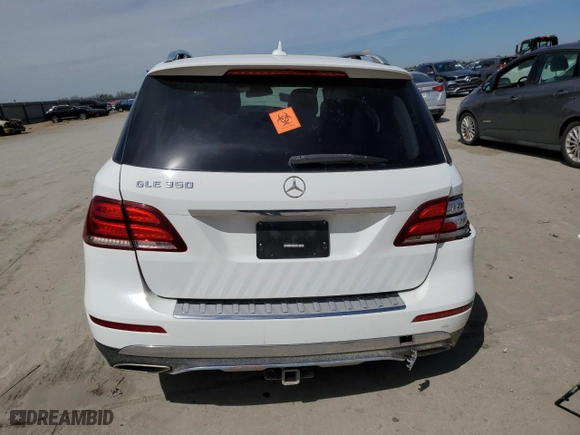 2016 Mercedes-Benz GLE with VIN 4JGDA5JB2GA763312, listed as a Copart auction lot 49176215 with 0 mi miles and Salvage Title. Bid and sale history available at carsss.com. Image 6.