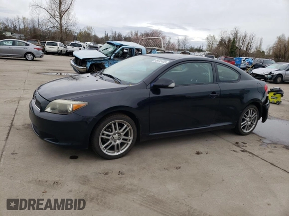 2007 Scion tC Spec with VIN JTKDE167770145259, listed as a Copart auction lot 49741435 with 170,931 mi miles and Salvage Title. Bid and sale history available at carsss.com. Image 1.
