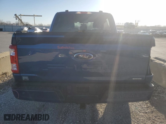 2022 Ford F-150 XL with VIN 1FTEW1EP7NKD02073, listed as a Copart auction lot 49137775 with 86,765 mi miles and Salvage Title. Bid and sale history available at DreamBid. Image 6.