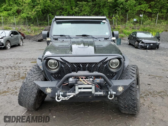 2018 Jeep Wrangler Unlimited Sport S z VIN 1C4HJXDG4JW137697, wystawiony jako Copart lot #56577525 z przebiegiem 42 297 mil mil oraz Szkoda całkowita • Salvage title. Historia ofert i sprzedaży dostępna na DreamBid. Obrazek 5.