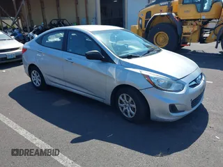 2014 Hyundai Accent GLS with VIN KMHCT4AE0EU615438, listed as a IAAI auction lot 42814014 with 209,293 mi miles and . Bid and sale history available at DreamBid. Image 1.